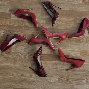 Aldo Red Eslinger High Heel Pumps